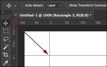 photoshop ruler tool line missing