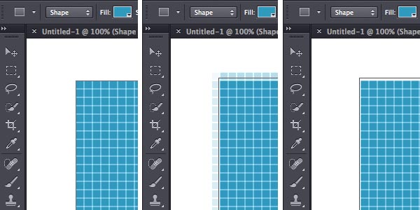 grid scale photo in photoshop cc 18