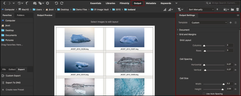show thumbnails by default adobe for mac