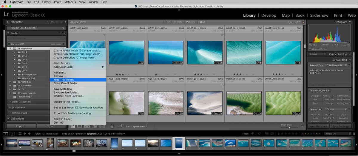 Julieanne Kost's Blog Showing and Hiding Folders in Lightroom Classic