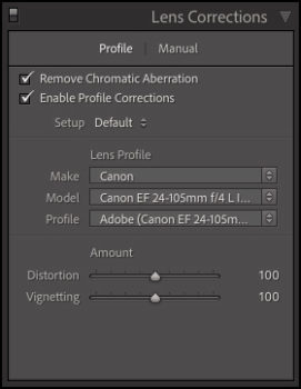 picktorial lens correction