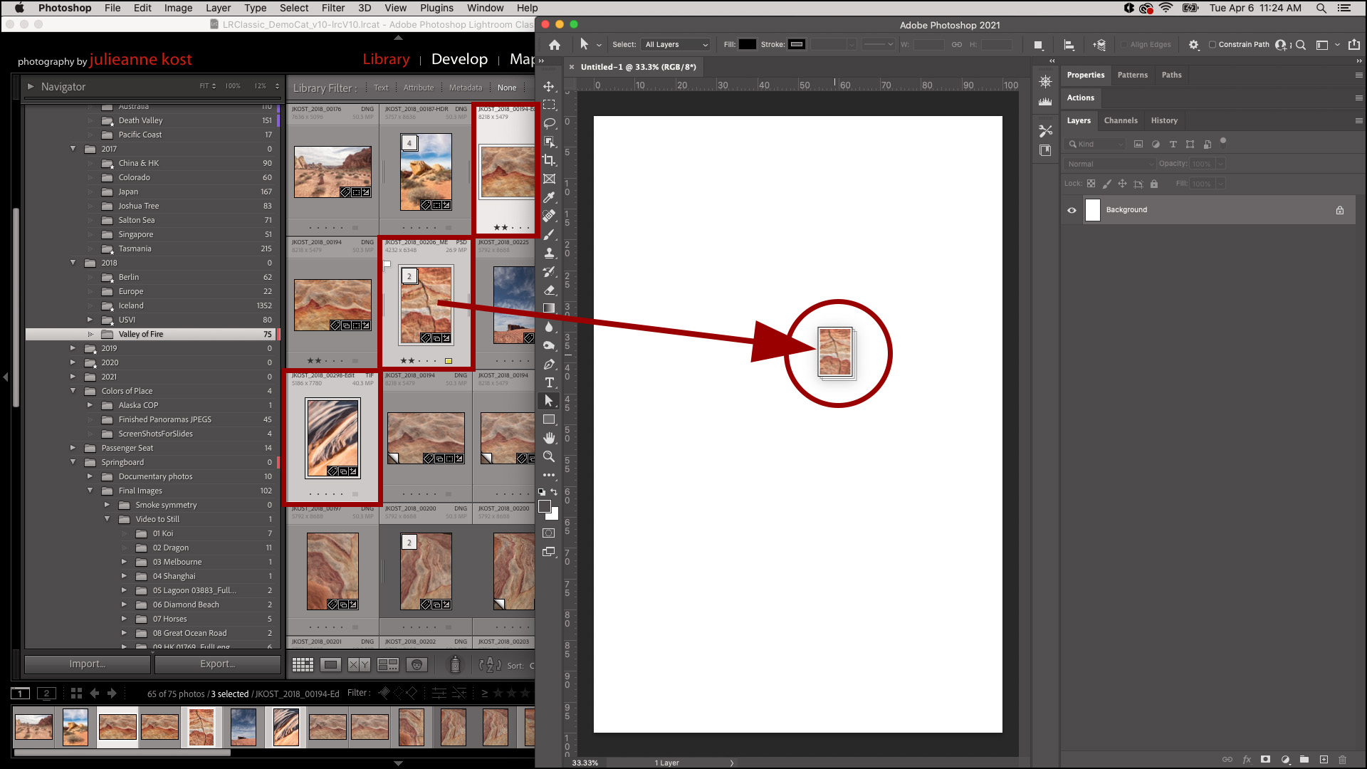 how to move and shrink layers in adobe photoshop 2018