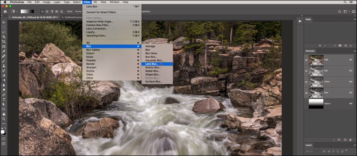 adobe photoshop blur tool download